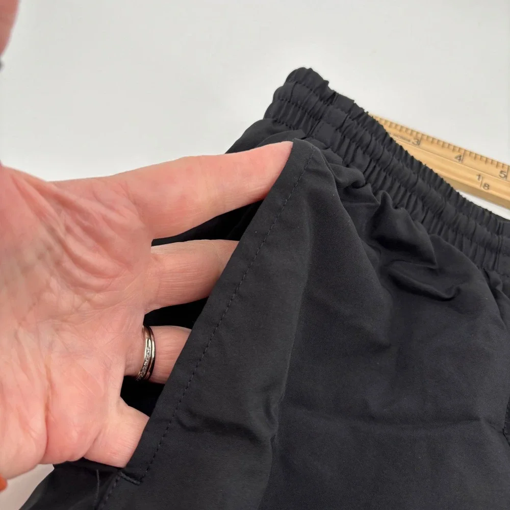 Nike Windbreaker Pants Kids Small Black Excellent Side Stripe Track Jogger Retro